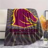Brisbane Broncos Flanelldecke mit Aufdruck, Hohe Qualität, Bequem für alle Jahreszeiten, Heimdekoration, Wärme und Komfort