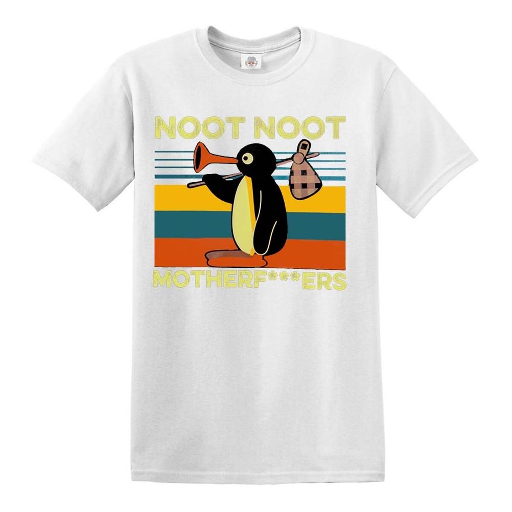 Pingu Noot Noot TShirt Unisexs Funny Motherfckers Offensive Rude Funny Top Tee