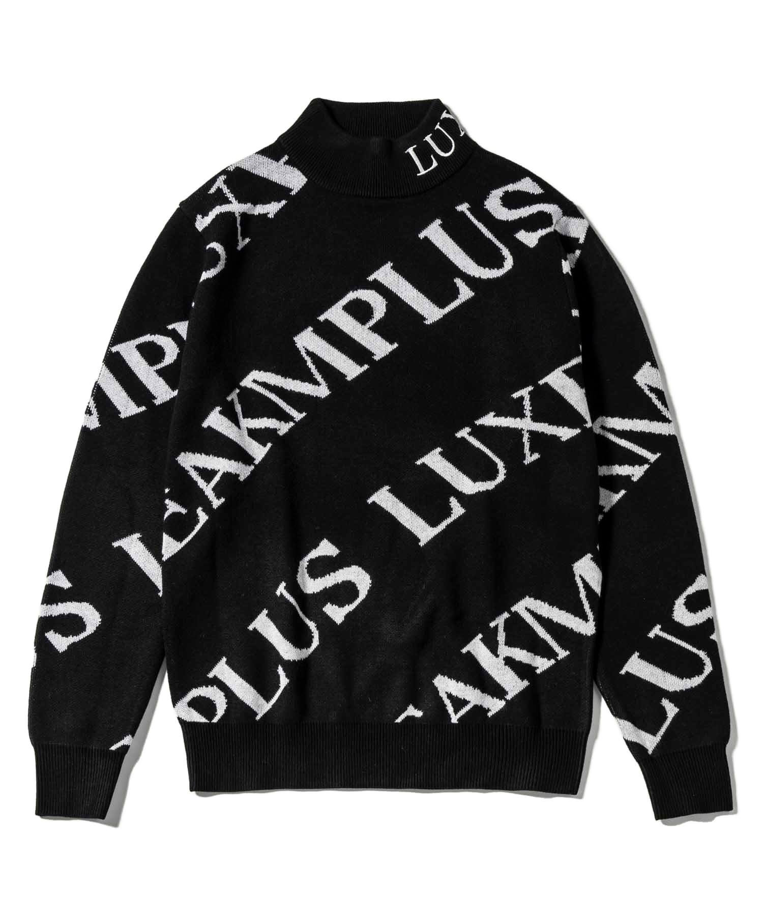 

AKM Golf Logo Mock Neck Knit [Luxe Plus] All-Over чорний