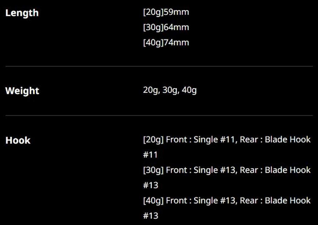 DUO Metal Jig Drag Metal Cast Slim Hirame 40 Grams ACC0672 (8436)