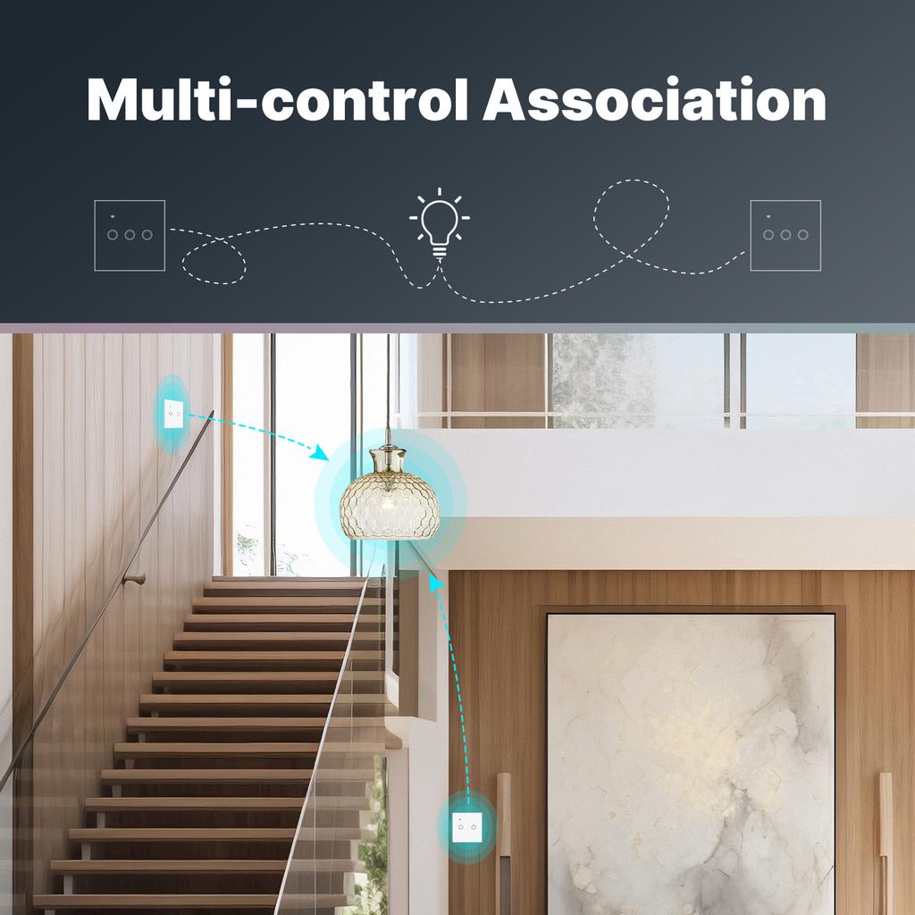 EU Standard Glass Panel,Remote Control Wall-mounted Switch Work With Google Alexa,WIFI Tuya Smart Touch Wall Light Switch