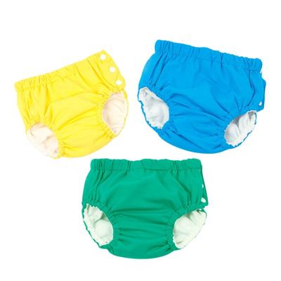 3 pezzi copri pannolino per pannolini da bagno per bambini, costumi da bagno impermeabili, pannolini di stoffa, costume da bagno, pantaloni da piscina