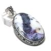 Natural Dendrite Opal Gemstone 925 Sterling Silver Jewelry Pendant 2.64" ETC-14245