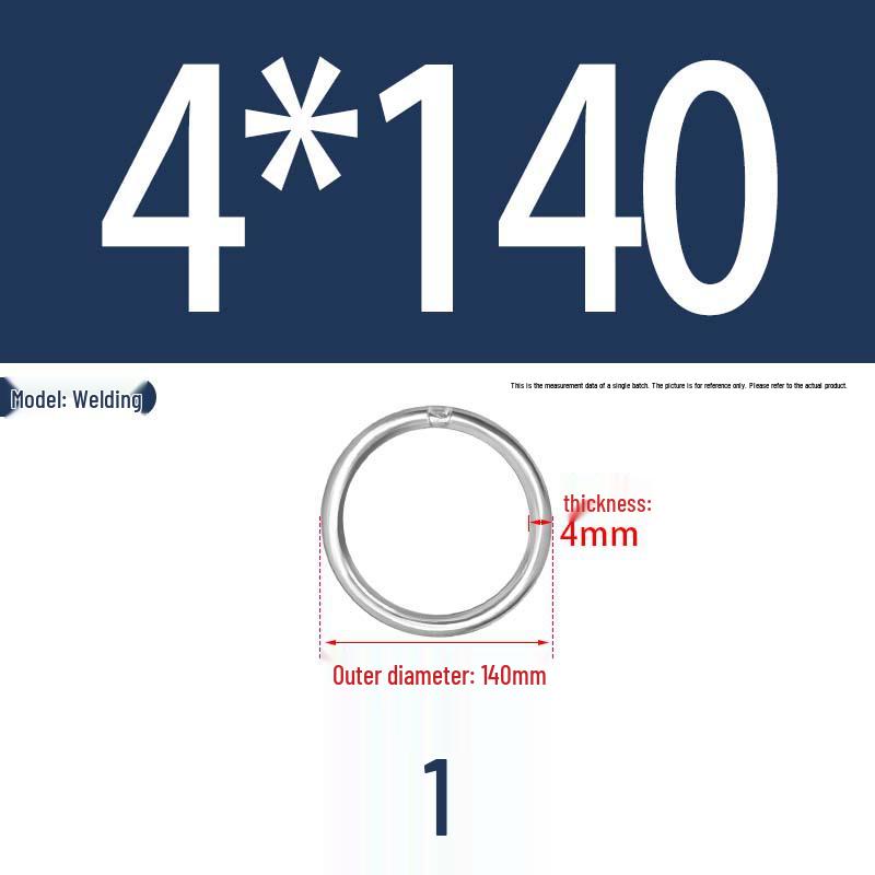 304 Stainless Steel Seamless O-Ring for Lifting and Hammock Yoga Connection