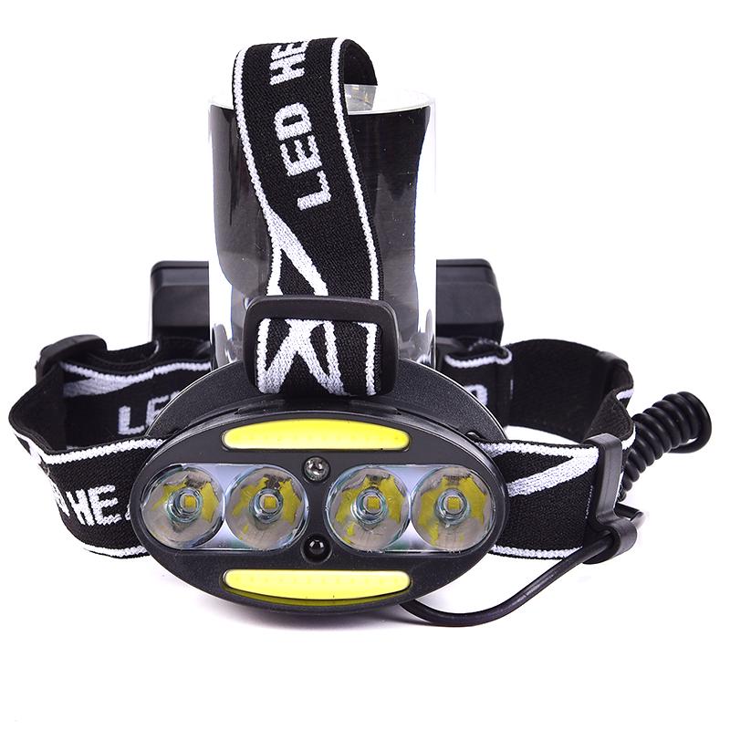 30000LM 8 LED USB Headlight Headlamp XM-L T6 Head Torch Lamp Light Flashlight*