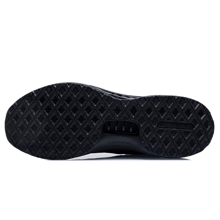 Li Ning Comet Atmungsaktive Niedrige Laufschuhe Herren Schwarz AGLR037-1