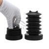 Harley Touring Rear Shock Absorber Dust Cover - Black Rubber Motorcycle Accessory