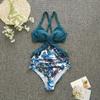 Jednodílné plavky Tankini Halter Velké velikosti Brazil Beach Push-Up plavky Body s vysokým pasem Monokiny Bikiny