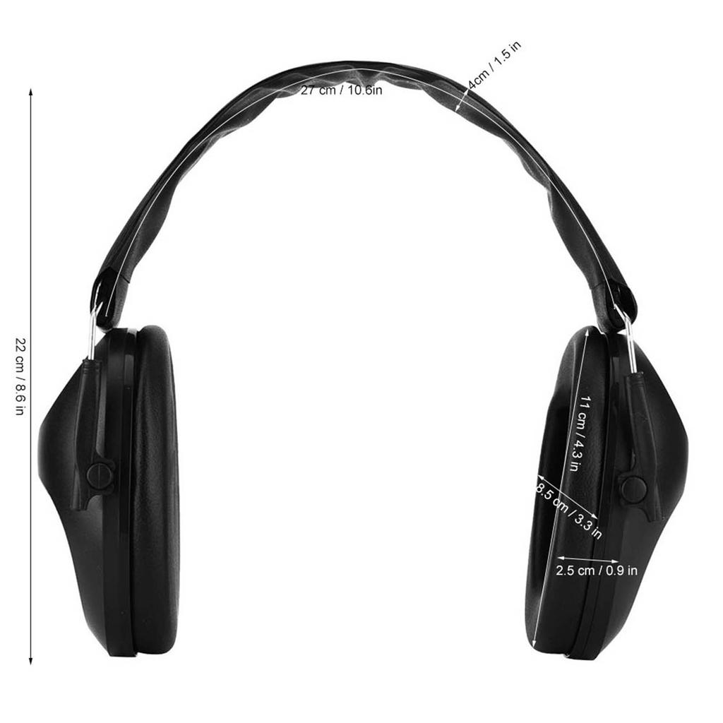 Earmuffs Antinoise Sports Hunting Hearing Active Earmuffs (Black)