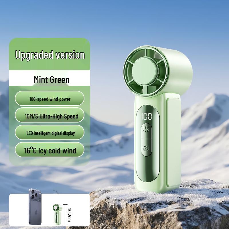 Portable Handheld Ice Cooling Fan