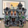 1619PCS MOC Arkham Asylum Building Block Set, DC Villains Gothic Architecture Castle  Model, Display Decor for Adult Fans Kids