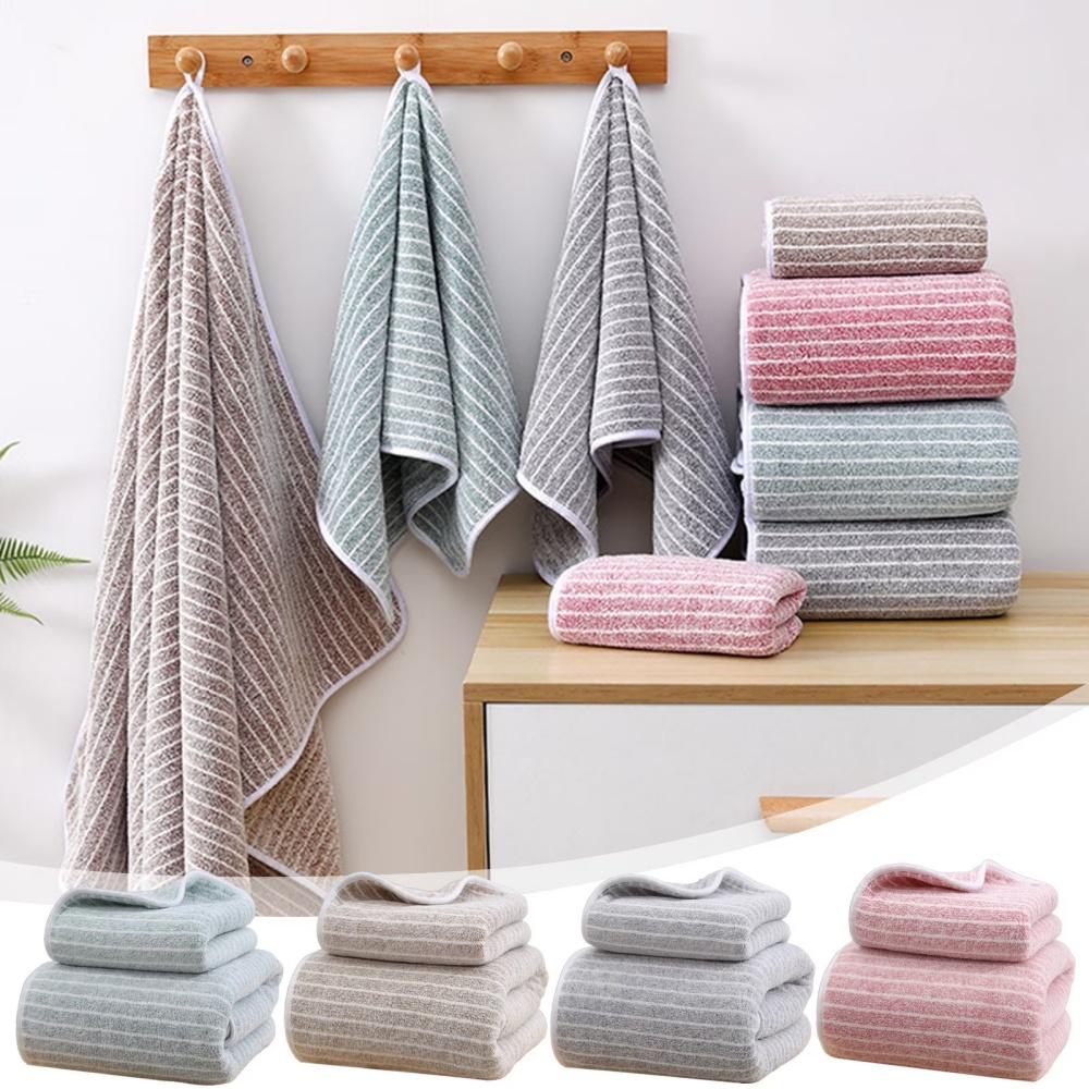 Cotton Towel Quick-Dry Thickened Face Towel Microfiber Soft Non-shedding Strong Absorbent Adult Towel Bathroom Hotel Travel