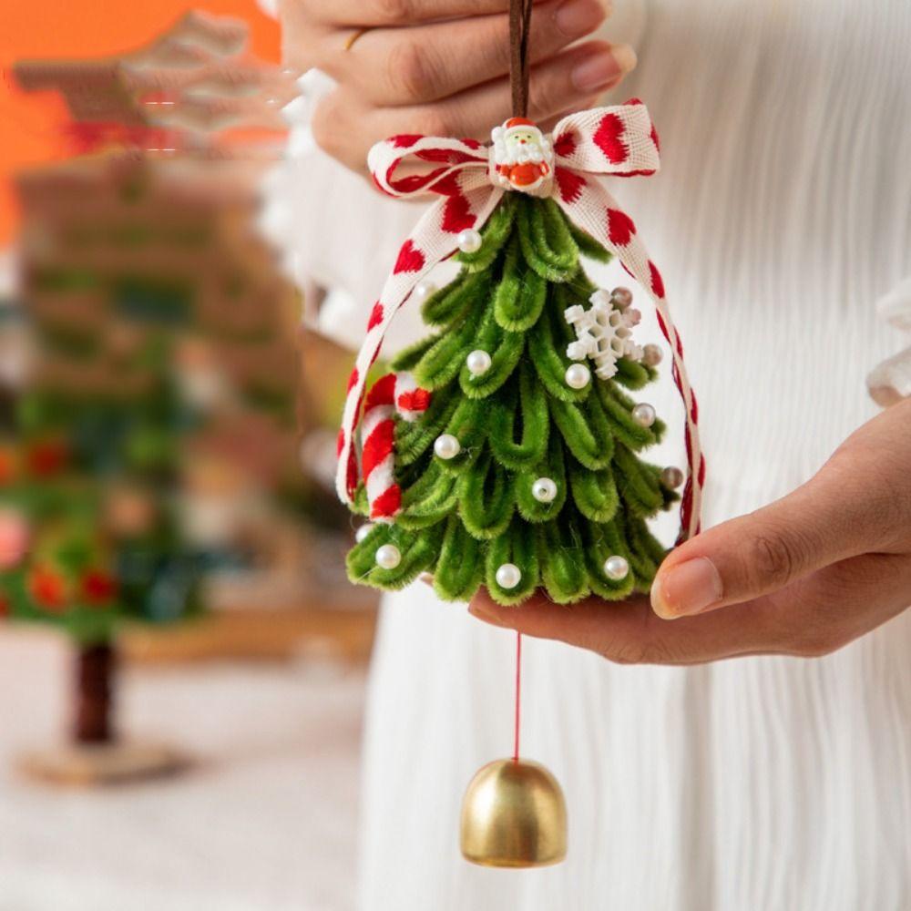 Handgefertigter Weihnachtsbaum-Anhänger Materialpaket Basteln Weihnachtsbaumzweige Material Mädchen