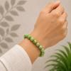 8mm Natural Green Copper Turquoise Gemstone Round Beads  Bracelet 7.5" Designer Chakra Bracelet For Party CSB-24