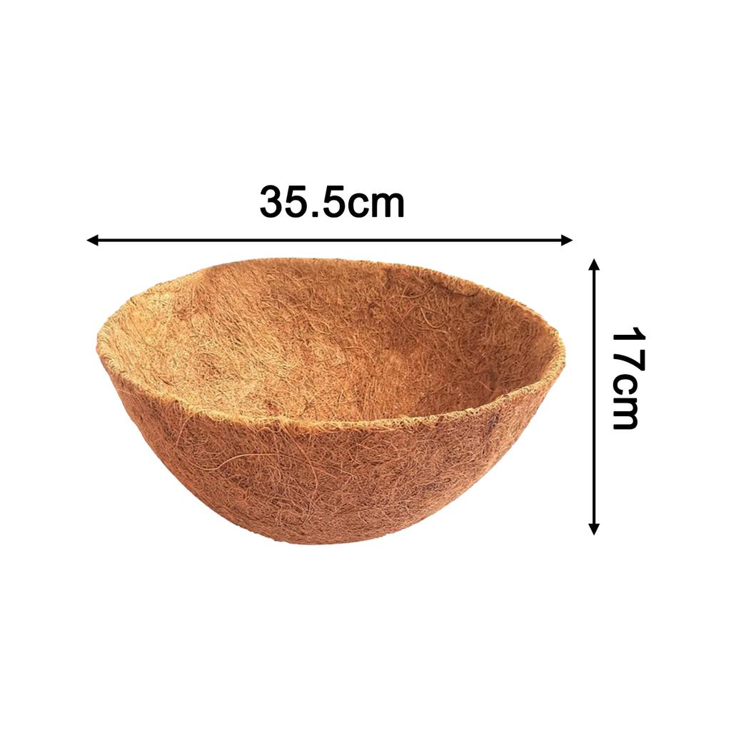 8/10/12/14/16 Inch Round Coconut Palm Pot Liner Hanging Basket Replacement Liner Gardening Planting Cultivating Accessories