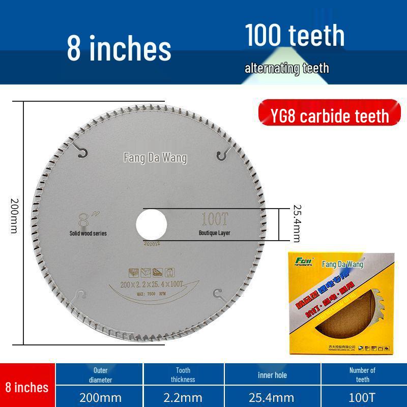 Woodworking YG8 Alloy Circular Saw Blades: 4-inch, 7-inch, and 10-inch for Portable Cutting Machines