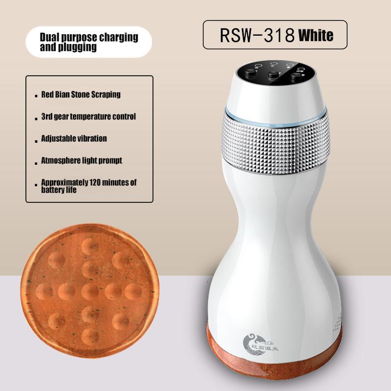 

Charged stone needle heating scraping massager Electric Warm Moxibustion device Detox Chinese Physical health care household фиолетовый