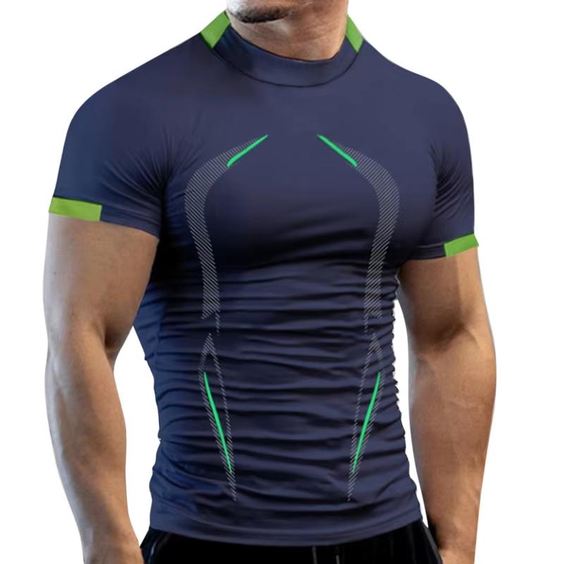 Men's Fast Drying Jogging T-shirt, Men's Training T-shirt, Fitness Top, Running T-shirt