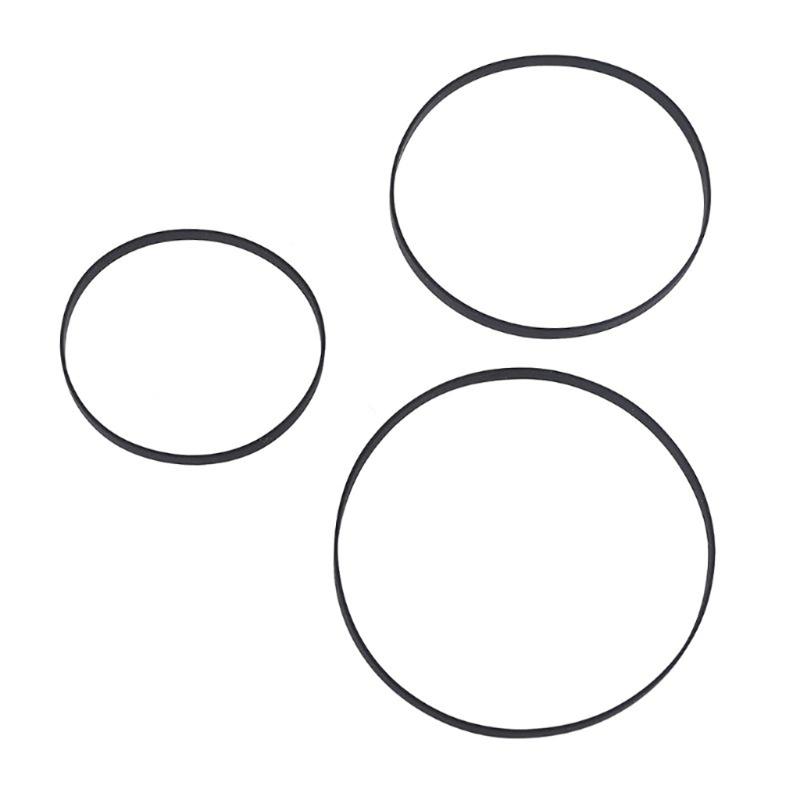 5PCS 5mm Flat Belts Folded Rubber Belt 47-150mm for Recorders CDROM Video Machines DVDs Drive