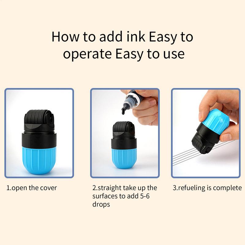 Music Notation Stamp Roller Music Notation Practice Roller Stamp Multi-Functional Learning Tool For School Home Outdoors Travel