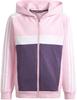 Tiberio Color Block Free Zestaw Dresowy dla Dzieci DTP57 Jasny Fiolet Cień Fioletu J150 [Adidas] Top z 3 Paskami Różowy/Biały/Cień Dół
