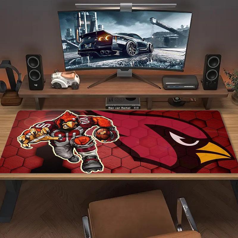 Arizona Cardinals Color Mouse Pad Large Gaming Table Cushion Non-slip Laptop Tablet Big Mousepad XXL Mat Mini PC Playmat With Lock Edge