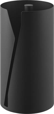 Yamazaki Tower Kitchen Paper Vertical 16cm W X 16cm D X Fits Large Paper Model 10042 Holder, Type, Large, Black, 30.2cm H, Space-Saving, Sizes,