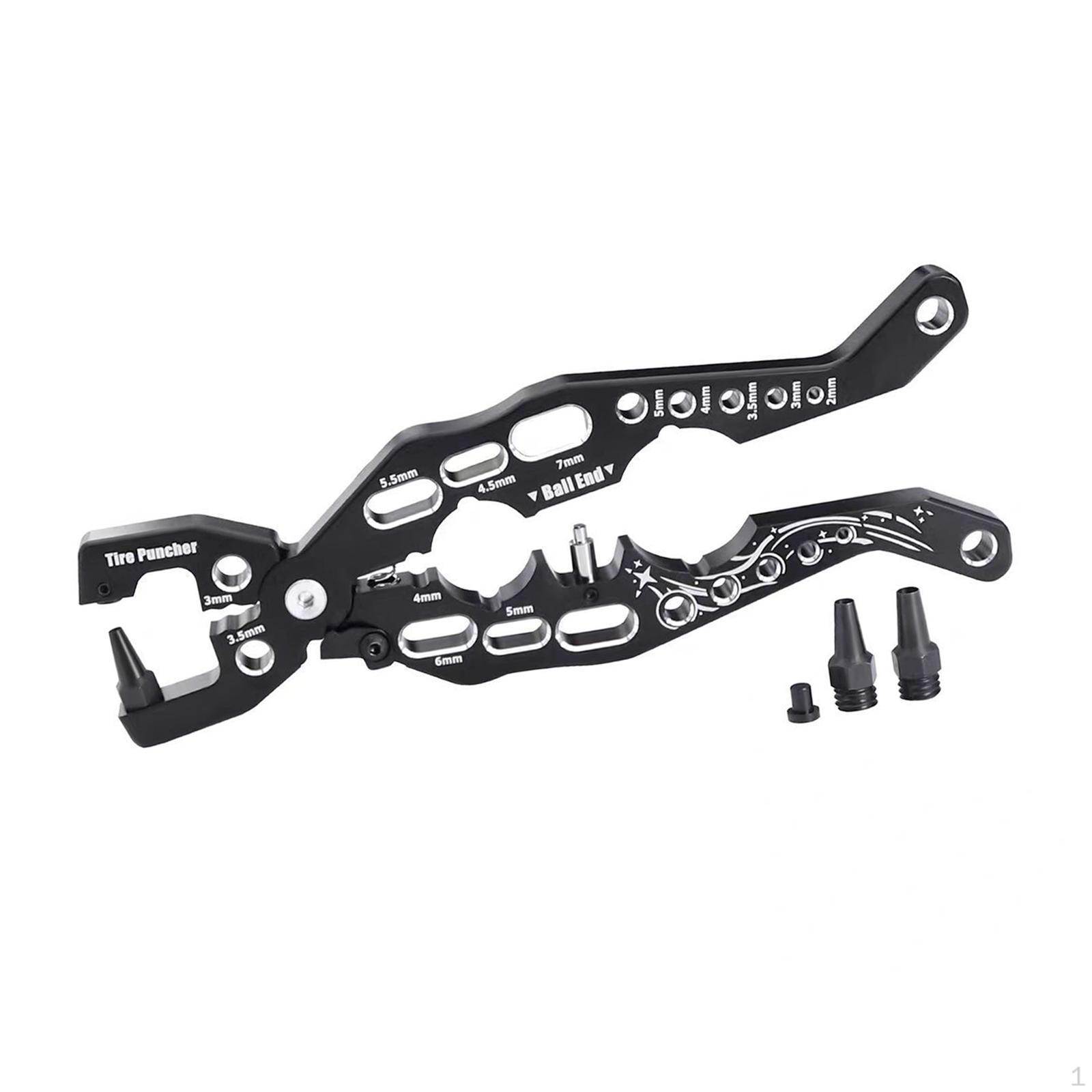 

RC Shock Absorber Pliers Rod Ball Clamp Ergonomic Wear Resistant Compact Sturdy Metal Professional
