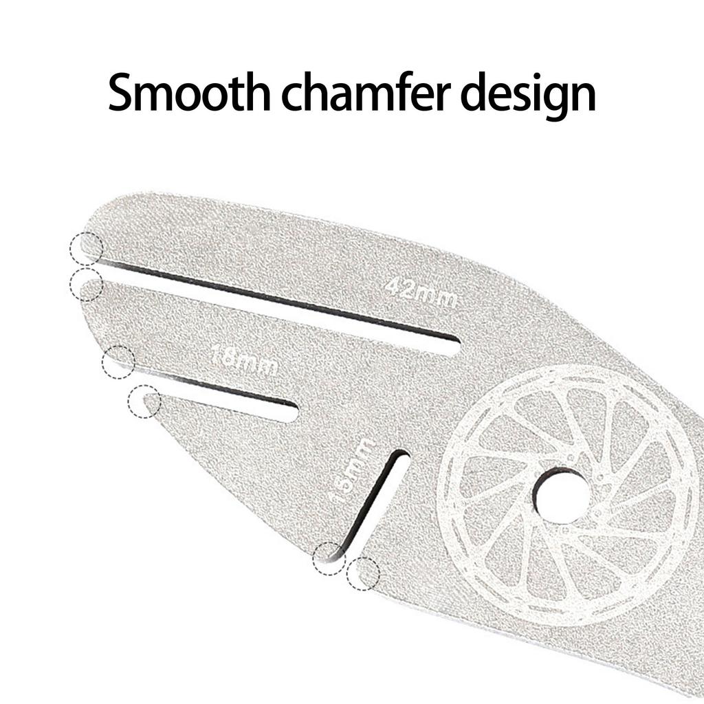 Stable Metal Cycle Disc Brake Regulator Rotors Truing Fork Bicycles Brake Wrenches for Bike Alignment