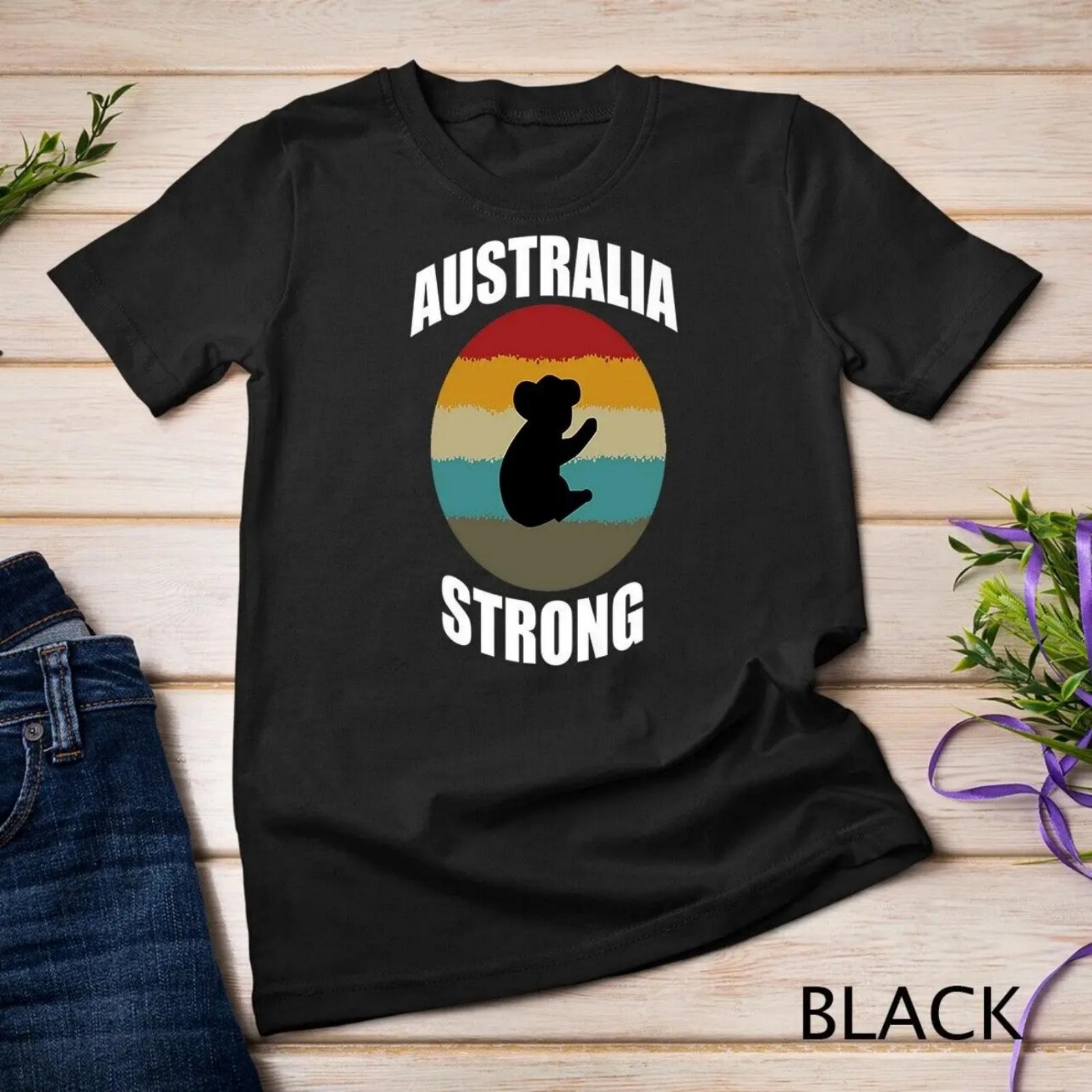 

Australia Strong koala bear Retro Premium T shirt XXXXXL різнокольоровий