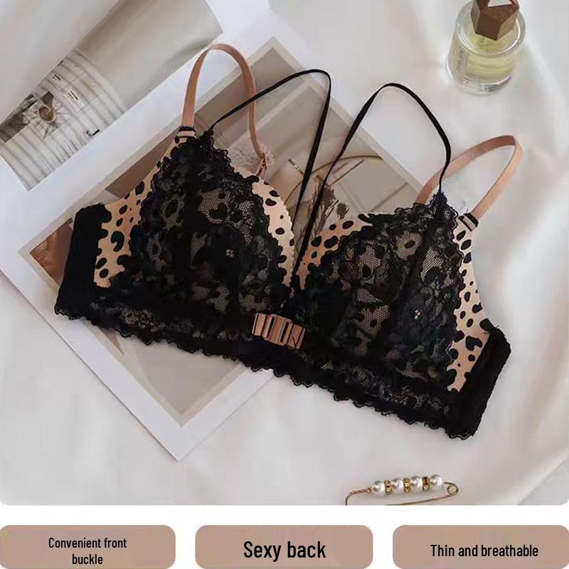 

Французький бюстгальтер пуш-ап із застібкою спереду для маленьких грудей з бічною підтримкою та тонкими бретелями для красивої спини 38/85AB