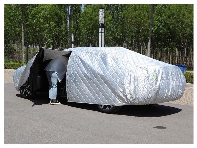 Husa auto Geely Xingrui - Protecție solară și ploaie, Izolație termică, Anti-grindină, Material gros tip plapumă din bumbac