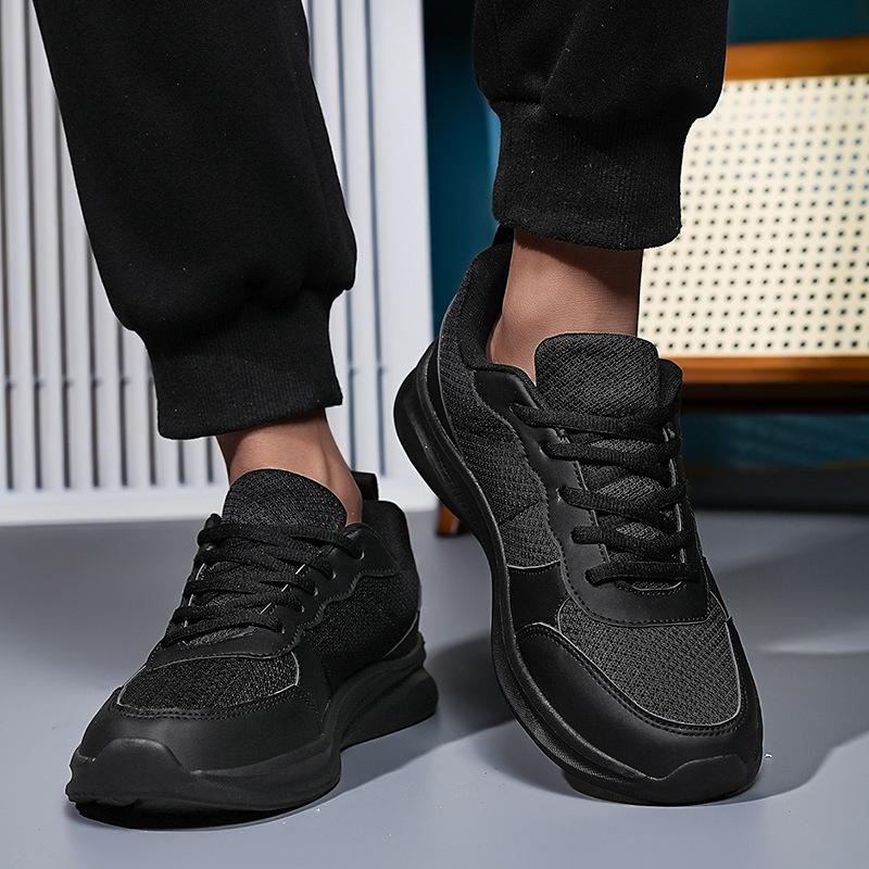 Jinjiang New Lightweight Lace-up Sports Shoes Front Lace-up Men's and Women's Breathable Casual Shoes Comfortable Platform Men's