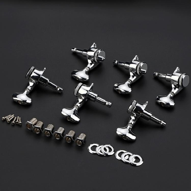 Guitar String Tuning Pegs 3L3R Metal Guitar Tuners Metal Tuners Guitar Accessories Machine Head Locking Tuning Machines