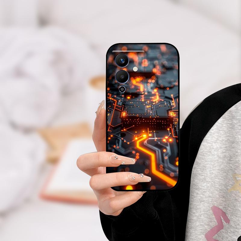 Für infinix NOTE 12 PRO 5G Hülle X671B TPU Wolf Katze Silikon Stoßfänger Abdeckung für Infinix Note 12 Pro 5G Handyhülle Note12 Pro 5G