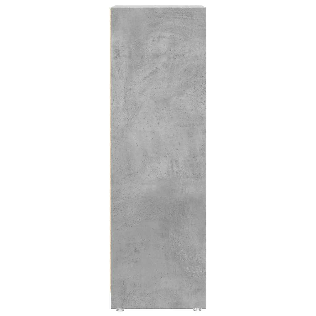 Vidaxl Szafka Łazienkowa, Szarość Betonu, 30X30X95 Cm, Płyta Wiórowa