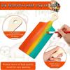 12PCS DIY Mini Wooden Cutting Board Graffiti Handmade Wooden Crafts Christmas Family Party Decoration