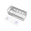 Wall-Mounted Bathroom Shelf No Drilling Adhesive Storage Rack Toiletries Modern Minimalist Plastic Organizer