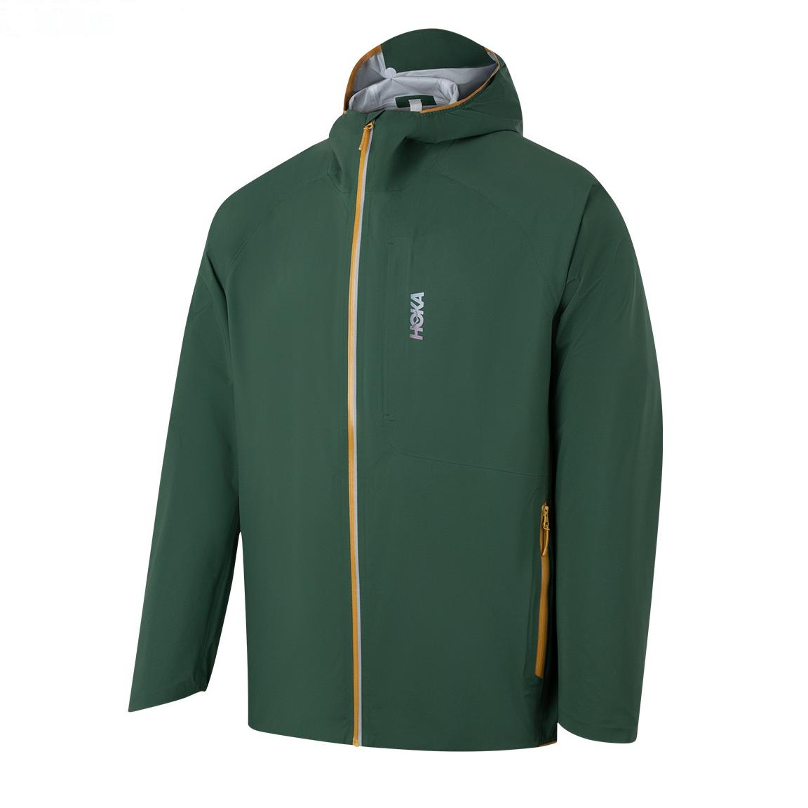 Hoka One One Outdoor Lightweight Protective Breathable Warm Waterproof Windproof Running Jacket Men Jacket 1182270-VTYG S