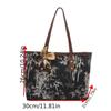 New Chinese style embroidered bamboo shoulder/handbag, retro, versatile, large capacity commuter tote bag, sophisticated commuter bag