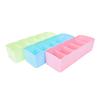 5 Grid Bra Socks Underwear Ties Divider Closet Container Storage Box Holder,