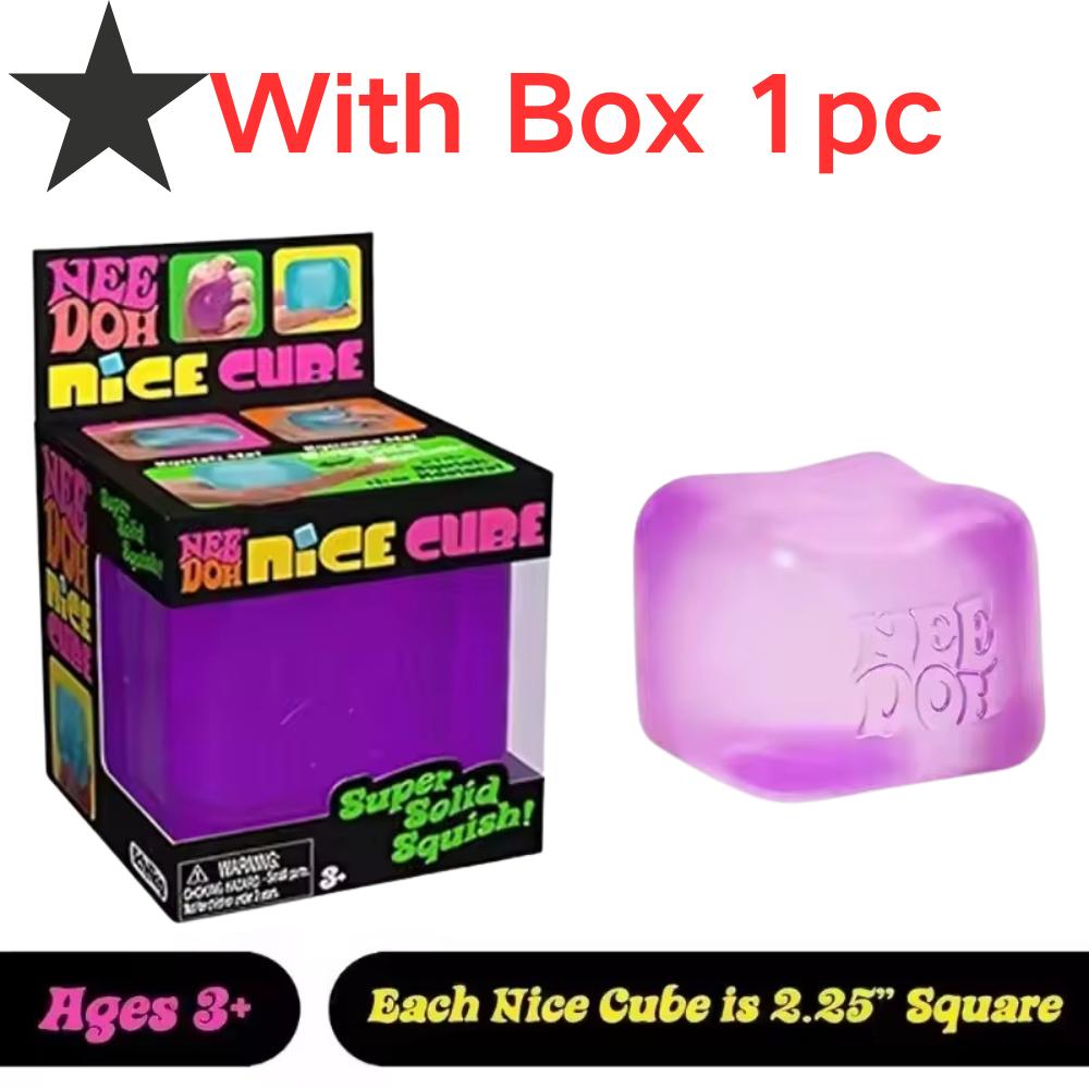 Schylling Nice Cube Series & Maltose Candy& Jellyfish &Maltose Bear Blind Box Fidget Cube For Adults Fun Soft Stress Gifts