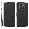 Applicable MOTO G06 4G Curved Crease Phone Leather Case G04Flip cover with card slot G35Leather protective case