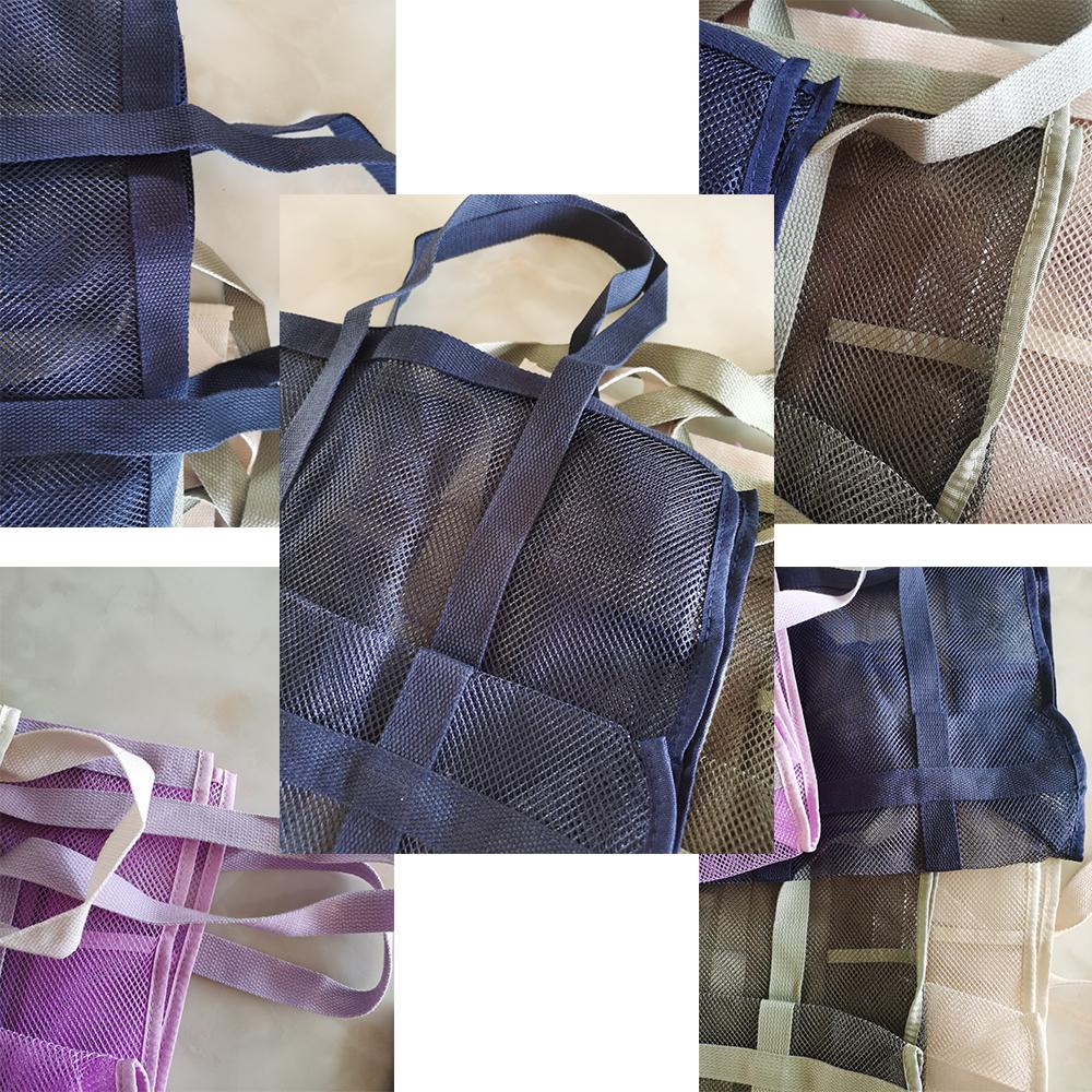 Roztomilá velká multifunkční síťovaná prodyšná taška do tašky Volný čas Cestování Velkokapacitní úložná taška Nákupní taška Domácí organizér taška