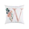 Pillow Sofa Cushion Home Office Cushion Letter Flower Pillow Bedside Backrest Car Pillow Cover