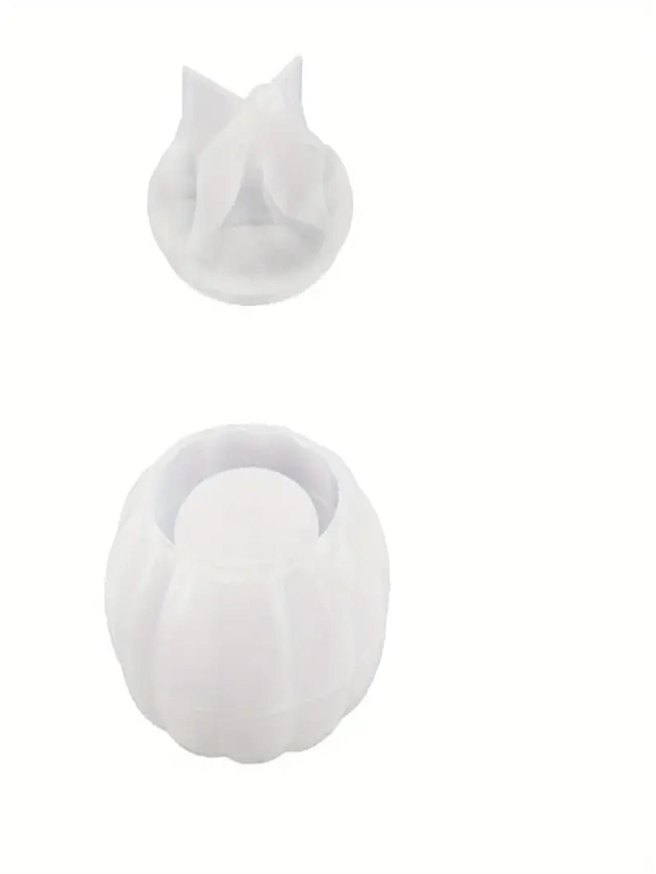 

сделай сам гипсовая тыква ваза подсвечник круглый полосатый пробирка приспособление для цветочной композиции подставка для свечи силиконовая форма чистый