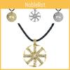 Nordic Jewelry Viking With Geometric Pendant And Electroplated Alloy For Gift Travelers For