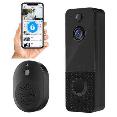 Wireless Doorbell Camera 2-Way Audio Wireless Door Bell PIR Motion Detection for Home Office