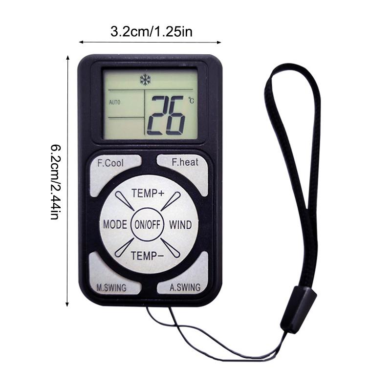 

1 шт. Мини Портативный Светящийся Универсальный ЖК Пульт Дистанционного Управления A/C Светится в Темноте Совместим со Всеми Основными Кондиционерами