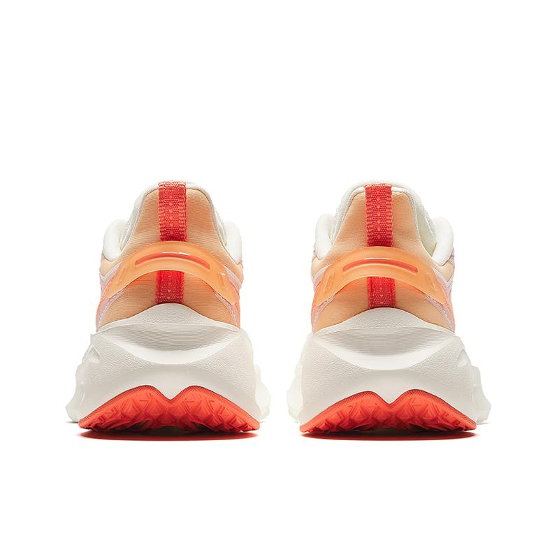 Anta Stinger 5 Sprint Long Distance Running Shoes Women's White Orange Sneakers 922415552-53